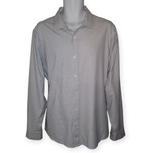 Rhone Commuter Classic Checked Shirt Official Dress Shirt of the NBA Men's XL